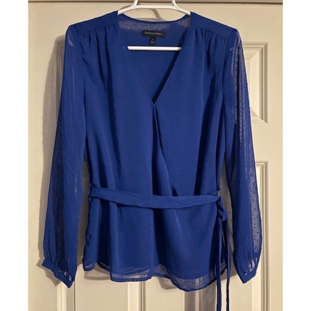 Banana Republic royal blue blouse, size small